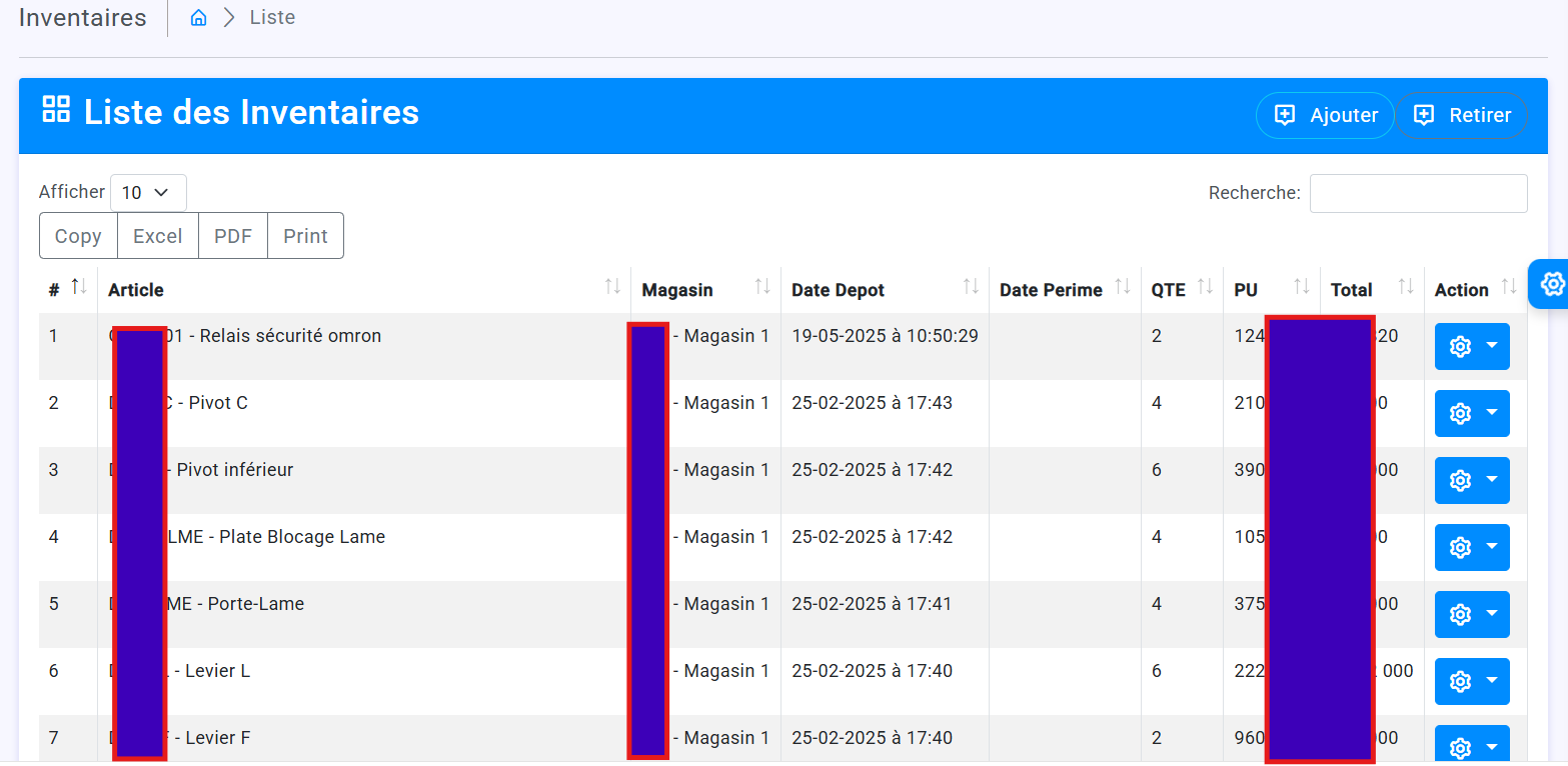 Application web de gestion de stock et de facturation des produit et service - Image 2