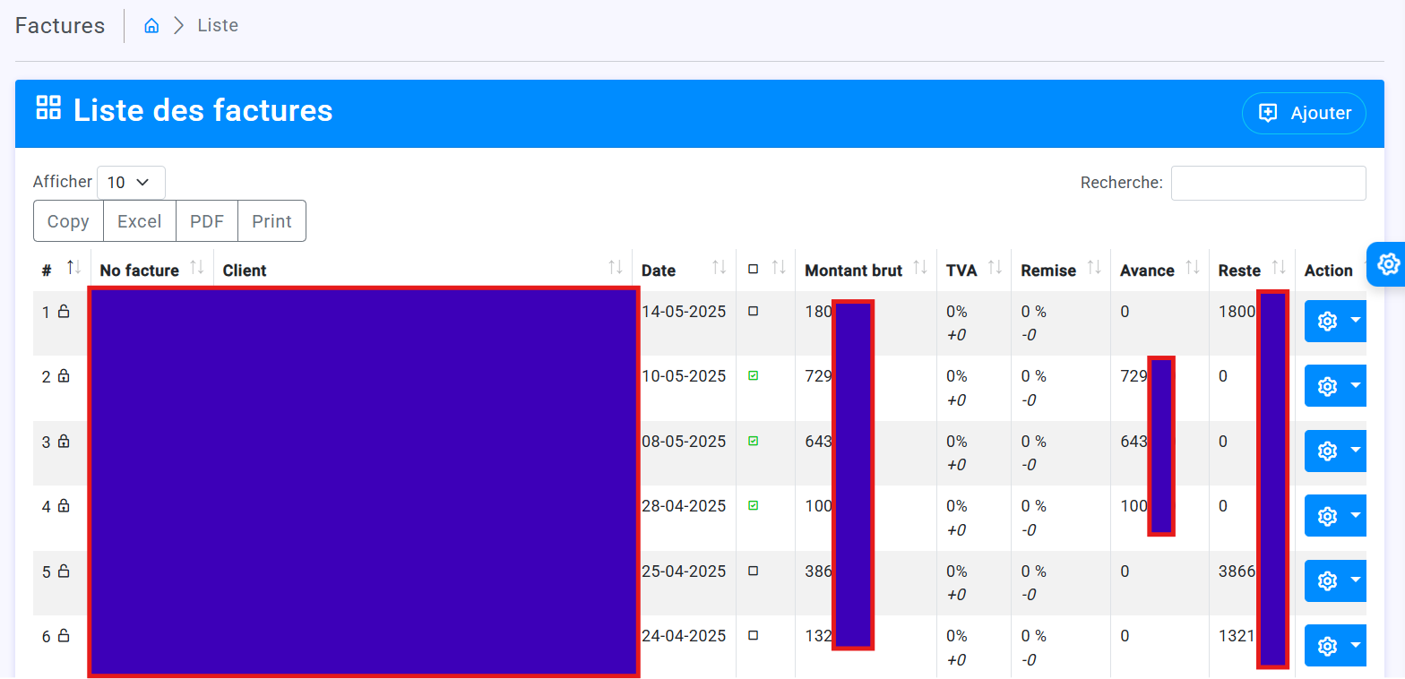 Application web de gestion de stock et de facturation des produit et service - Image 6